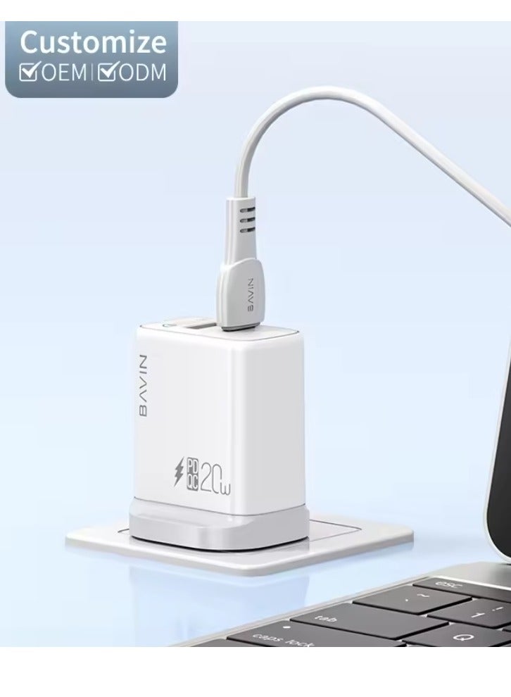 Bavin 20W fast charging wall charger - Image 1