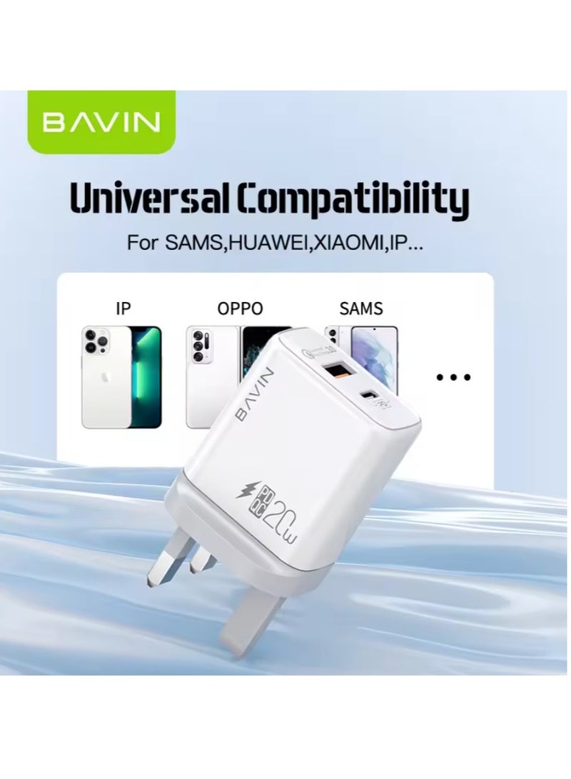 Bavin 20W fast charging wall charger - Image 3