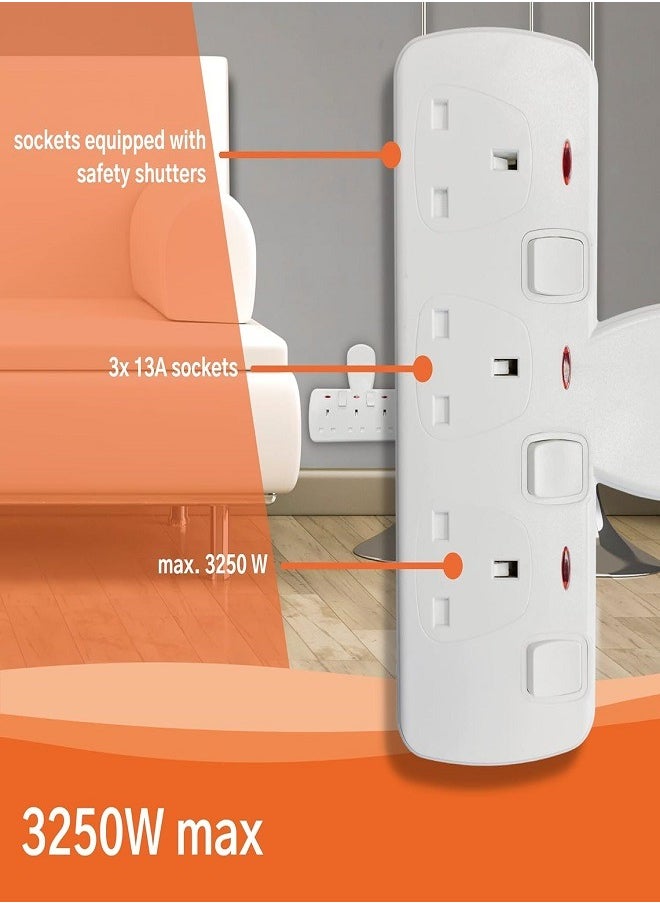 KISTENMACHER Kistenmacher 3-Way BS Wall Socket Adapter  - Image 3