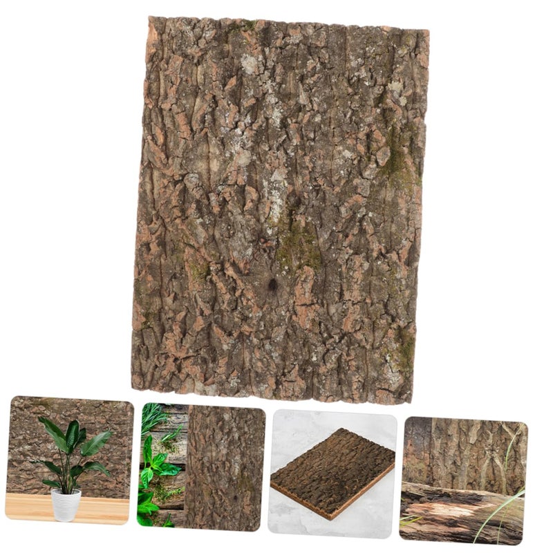 Natural Cork Bark Reptile Decor Gecko Habitat Climbing Mat Turtle Tank Background - Image 4