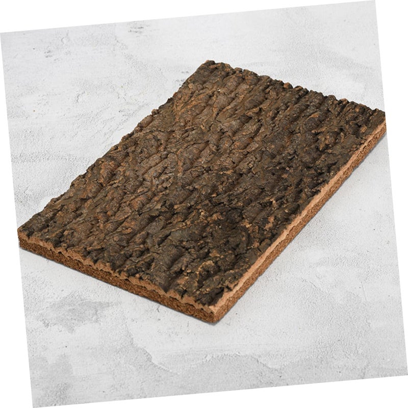 Natural Cork Bark Reptile Decor Gecko Habitat Climbing Mat Turtle Tank Background - Image 3