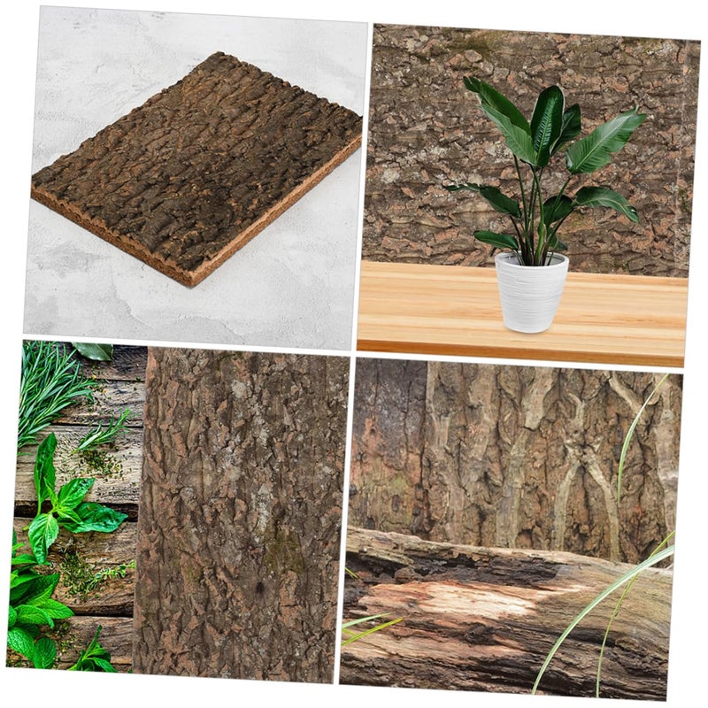 Natural Cork Bark Reptile Decor Gecko Habitat Climbing Mat Turtle Tank Background - Image 5
