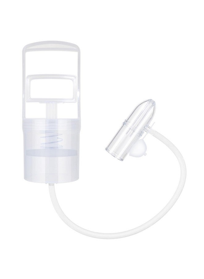 IYYI Nasal Aspirator for Baby, Baby Nose Sucker, Booger Sucker with Hand Pump and Non-Invasive Tip to Clear Clogged Passages and Boogers (Translucent White, Standard) - Image 1