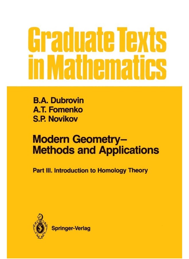 null - Modern Geometry-Methods and Applications: Part III: Introduction to Homology Theory - Image 1