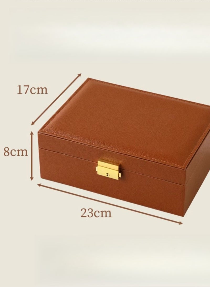 1 piece multifunctional jewelry storage box and organizer for women earrings, rings, necklaces, bracelets, jewelry storage boxes  - Image 3