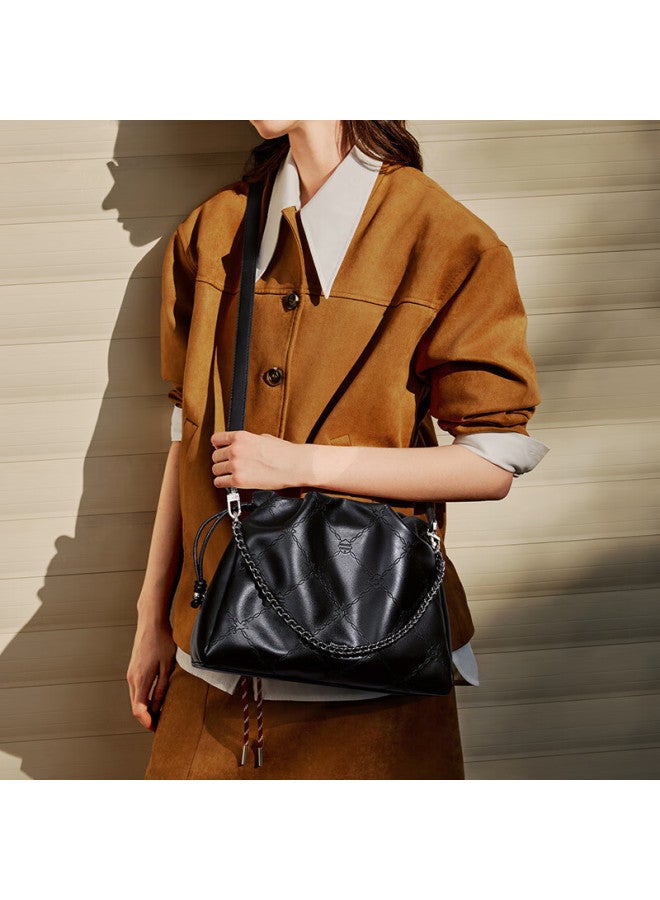 Nucelle  New Quilted Pegasus Wanderer Large Capacity Shoulder Crossbody Commuter Tote Bag For Women Birthday Gift - Image 1