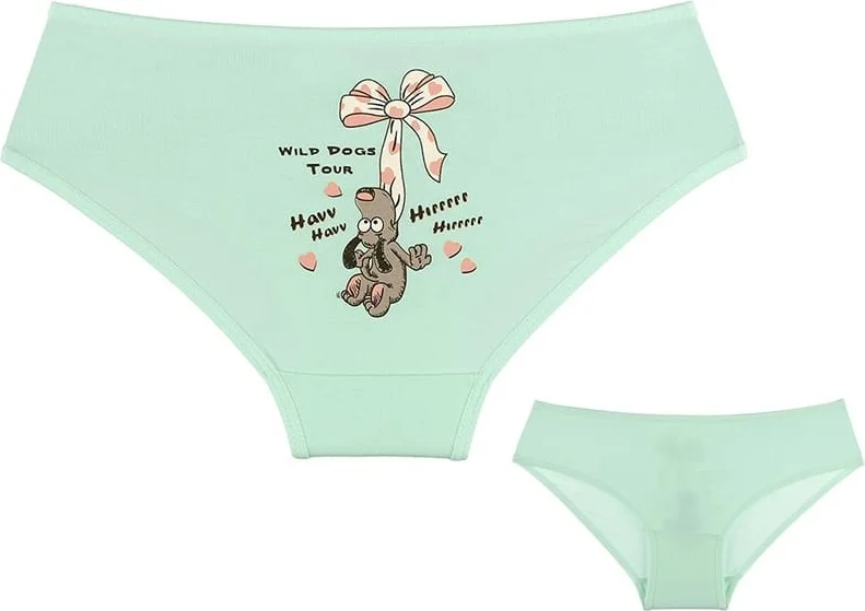 دونيلا 10 Pcs Colored Dog Printed Girl's Panties - 415037
