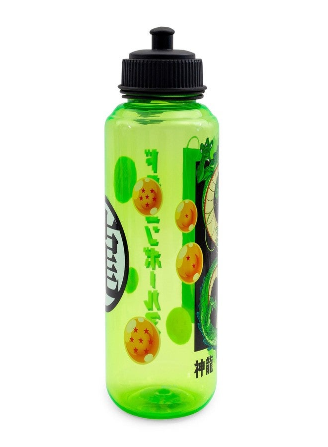 JUST FUNKY Dragon Ball Z Shenron Plastic Water Bottle With Spill-Resistant Sports Cap Lid | Holds 32 Ounces - Image 2