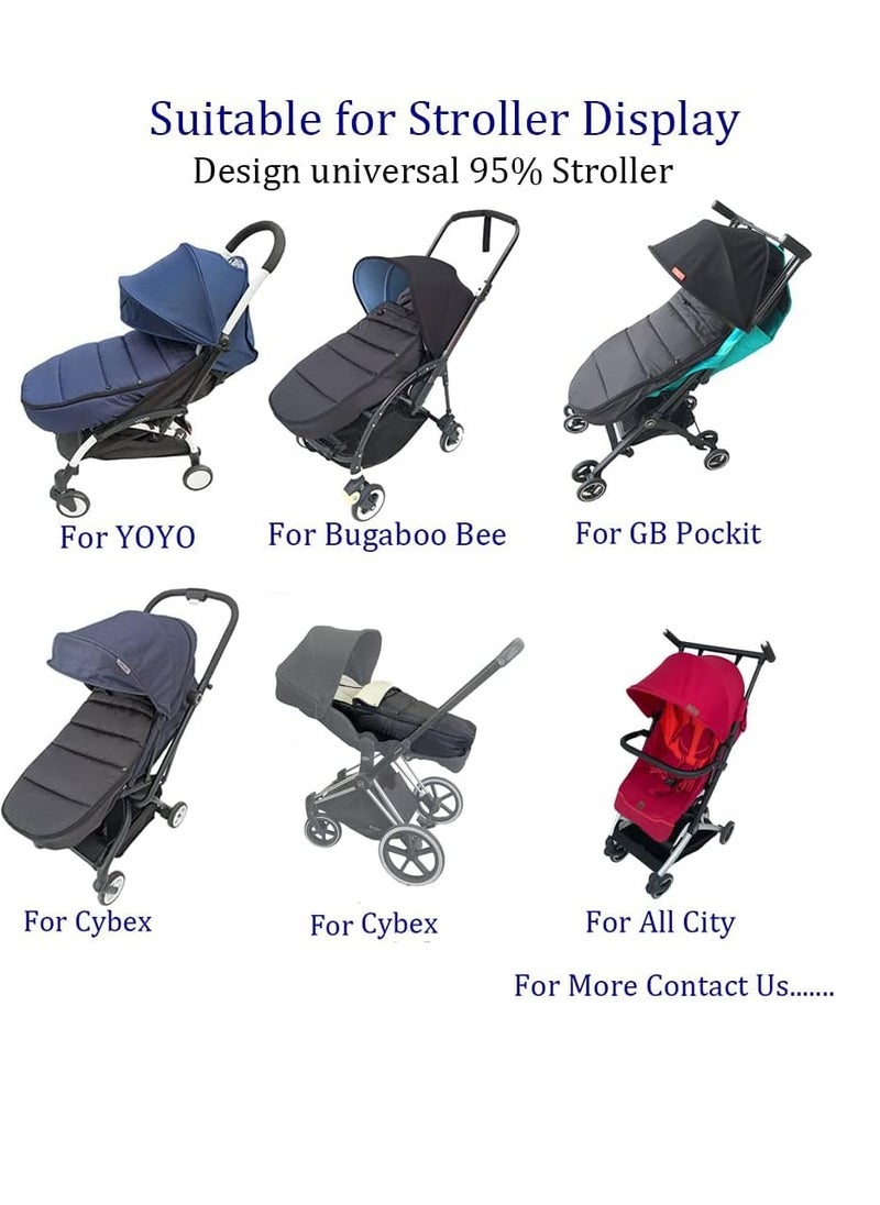 Gonice Universal Stroller Footmuff, Winter Sleeping Bag, Stroller Accessories Compatible  - Image 5