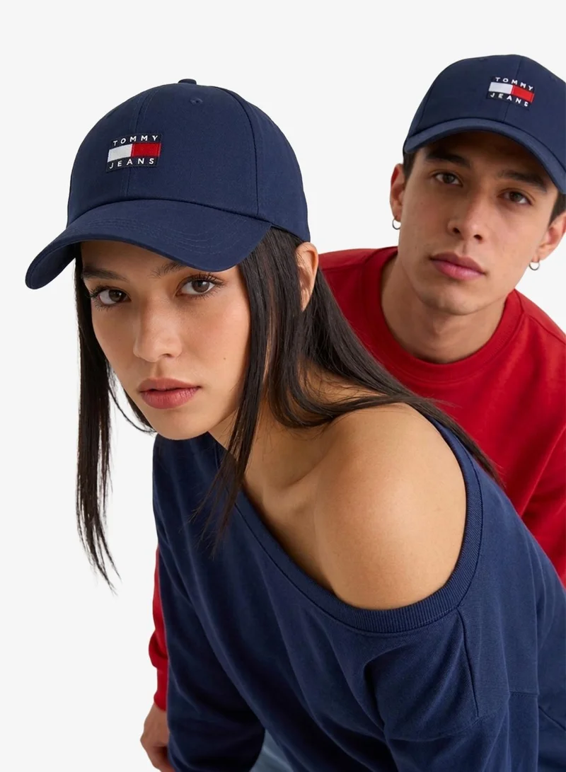 TOMMY JEANS Heritage Logo Twill Baseball Cap