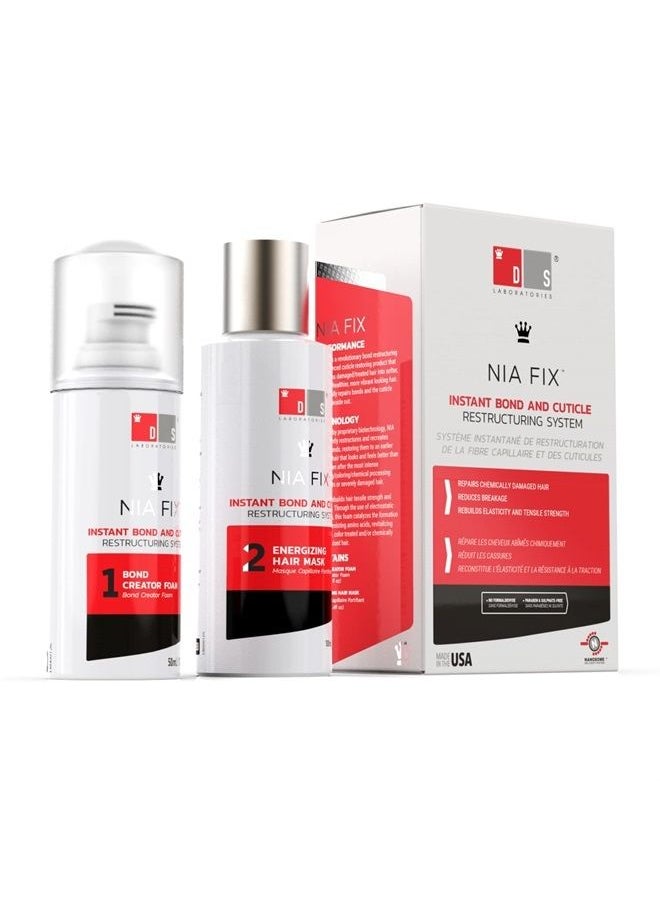 DS LABORATORIES NIA Damaged Hair Treatment Split End Repair, Hair Repair Treatment for Damaged Hair, Hair Strengthening Treatment, Hair Bond Repair Treatment  - Image 2