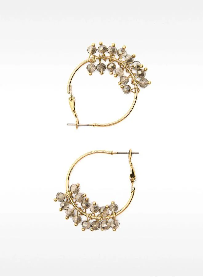 PARFOIS Gold Gold hoop earrings for Women | Best Price UAE