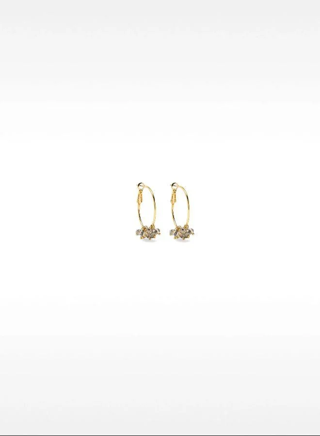 بارفوا أقراط الحلقة الذهبية