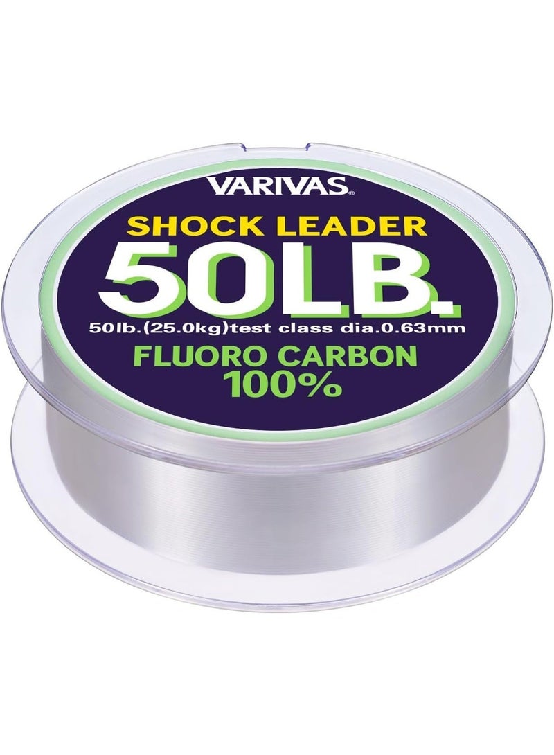 VARIVAS Shock Leader, Fluorocarbon Fishing Line, Invisible 0.52mm Leader Line, 30m Professional PE Line for Saltwater, Jigging, Casting - Image 2