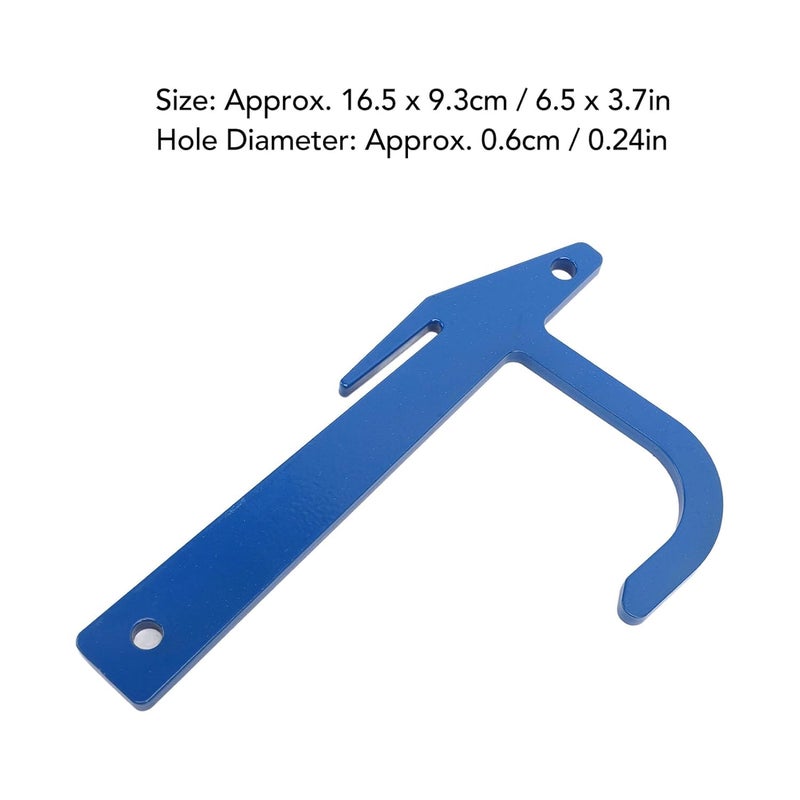 Metal Fence Stretcher 5PCS Durable Carbon Steel Wire Chain Link Fabric Tensioning Tool - Image 5