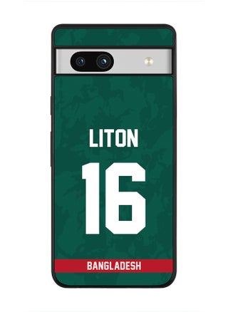 Cover for Google Pixel 7a 5G Case , Rugged Black Slim fit Soft Flexible Thin Protective Phone Cases - Player Name - Liton Das, Jersey Number- 16 - pzsku/Z226A304B5568F476EB66Z/45/_/1697269098/bc4be64e-1ab2-4651-8ae3-10e9db5f6cd0