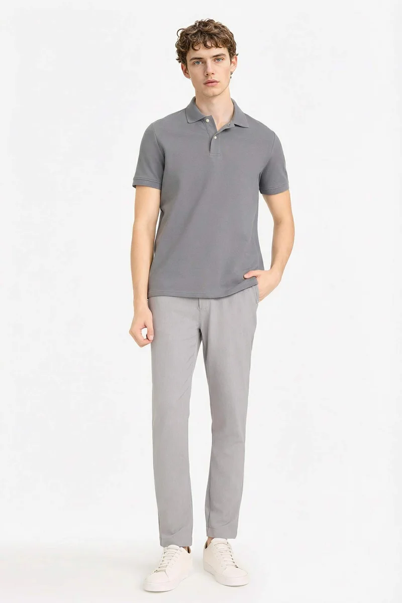 ديفاكتو Cotton Polo T-Shirt