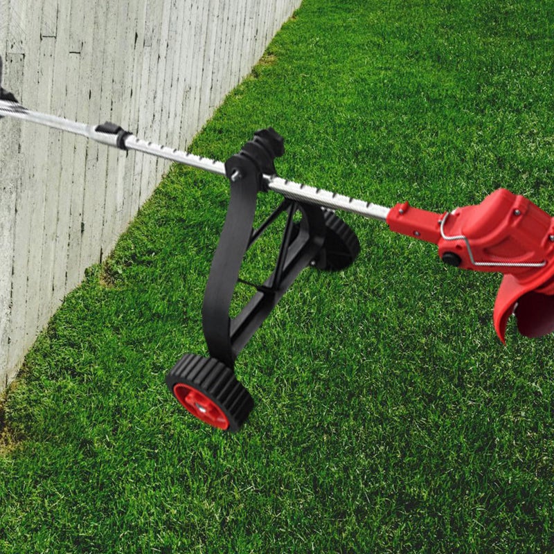 Black And Red Detachable Replacement Wheel For Lawn Mower Weeder And Trimmer - Image 5