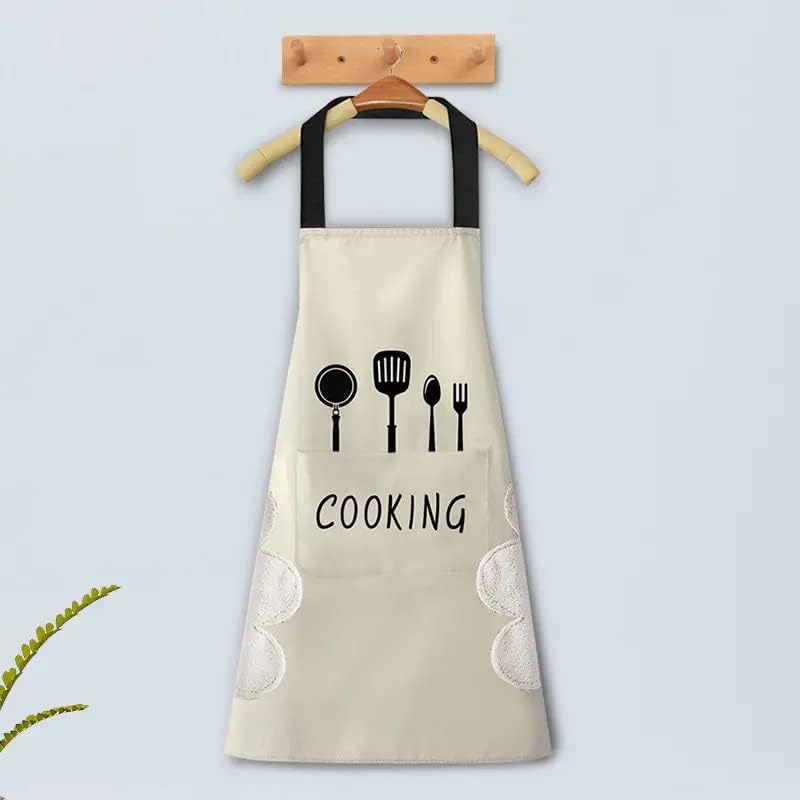 DOCAT Store Kitchen Apron with Wiping Hand Towel Apron for Women and Men with Big Pocket Unique Design Cooking Fits for Restaurant Home and Kitchen Accessories Items - Image 4
