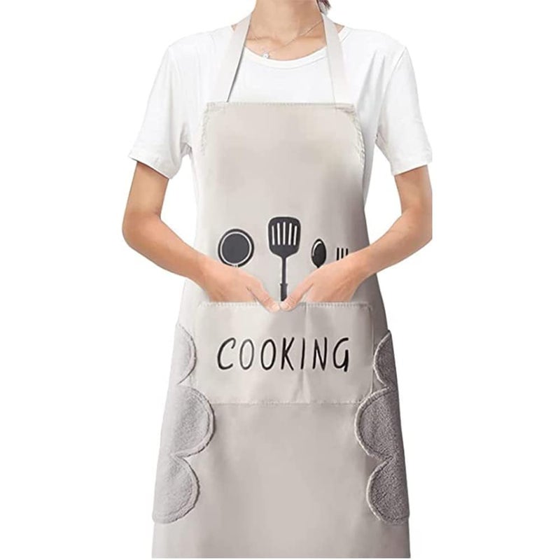 DOCAT Store Kitchen Apron with Wiping Hand Towel Apron for Women and Men with Big Pocket Unique Design Cooking Fits for Restaurant Home and Kitchen Accessories Items - Image 1