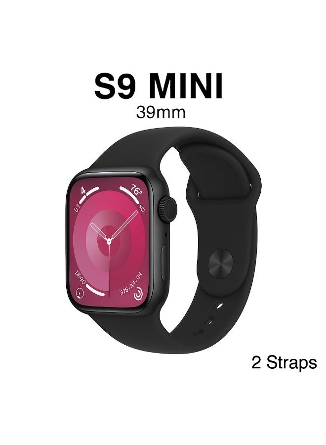 Smart Watch S9 miniFull Screen With Health Fitness Tracker -Black - Image 5