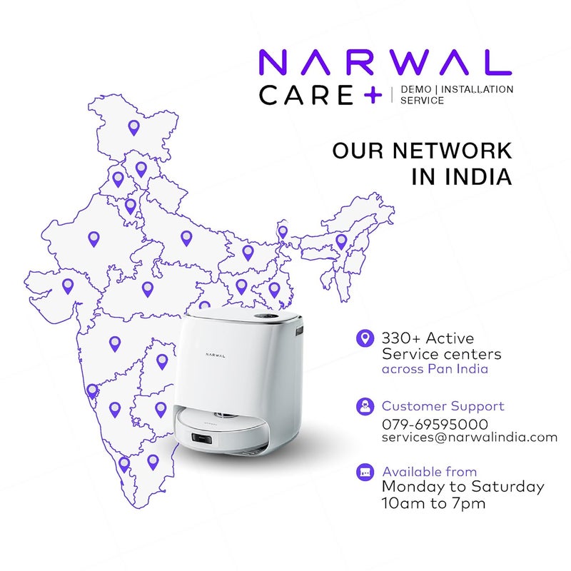 NARWAL NARWAL Freo X Ultra Robot Vacuum Mop Combo 8200Pa Suction Auto Mop DryingWashing ZeroTangling DirtSense MaintenanceFree Base 3D Mapping Google Home Alexa Siri Compatible  - Image 5
