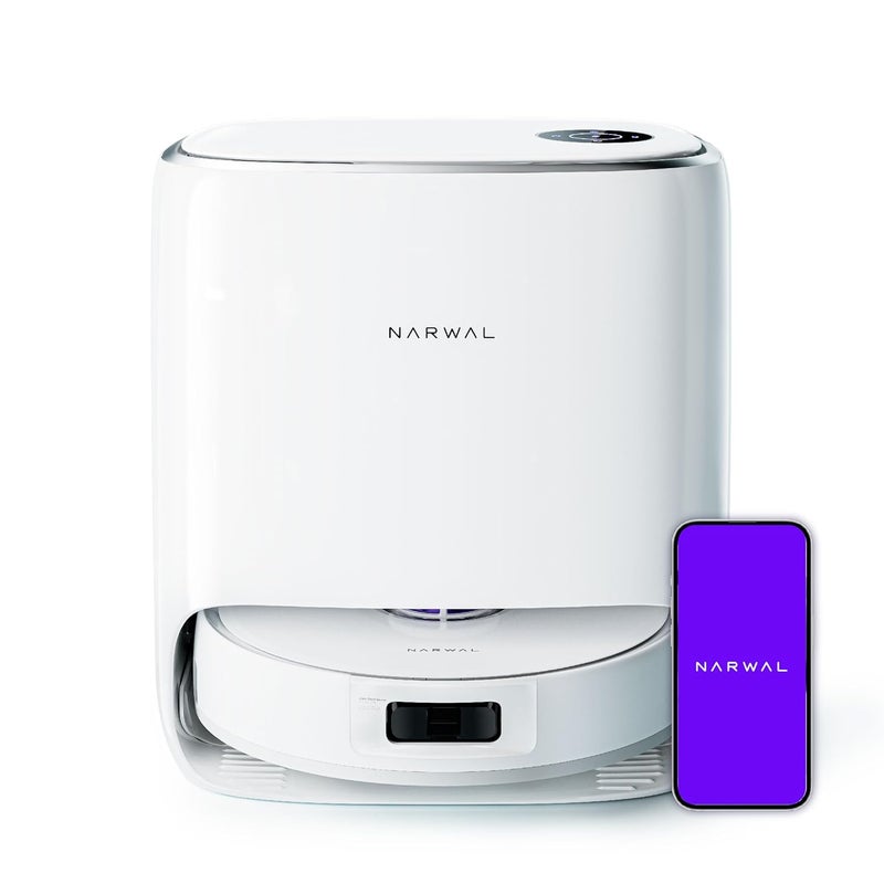 NARWAL NARWAL Freo X Ultra Robot Vacuum Mop Combo 8200Pa Suction Auto Mop DryingWashing ZeroTangling DirtSense MaintenanceFree Base 3D Mapping Google Home Alexa Siri Compatible  - Image 1