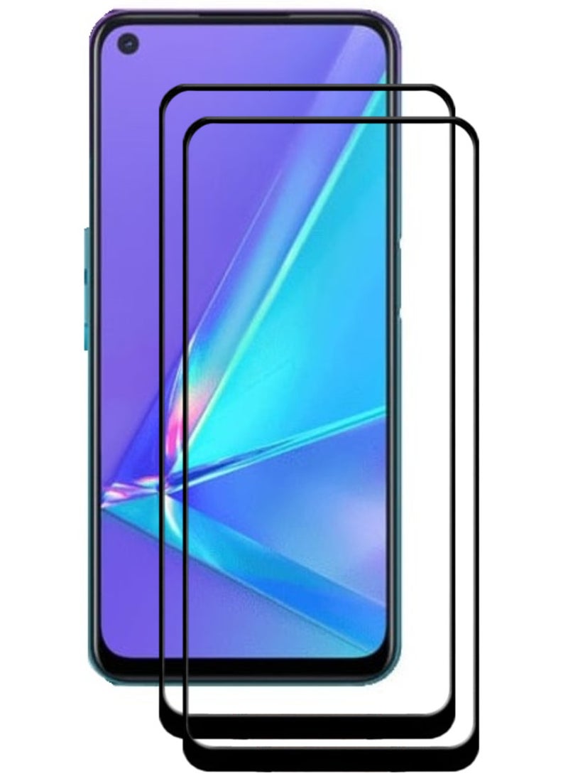 ACLIX 2 Pieces Antistatic ESD Dustproof Premium Quality High Definition Tempered Glass Screen Protector Designed For Oppo A92 - Image 1