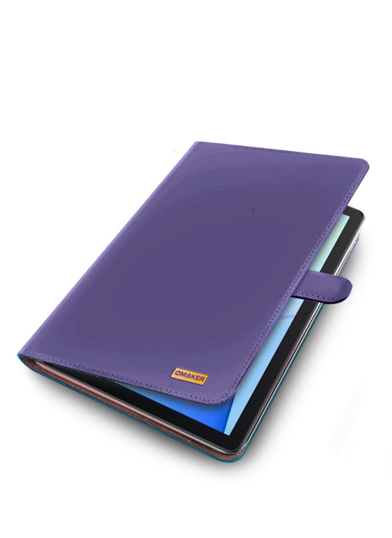 اوميكر - جراب Xiaomi Redmi Pad Pro 5G 2024 مقاس 12.1 بوصة من جلد البولي يوريثان بإغلاق مغناطيسي - أرجواني - Image 1