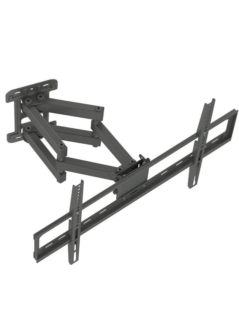 TIGER حامل تلفاز حائط متحرك بالكامل للتلفزيونات حتى 70 بوصة، يدعم حتى 99 رطل، أنماط VESA حتى 600x400 مم، دوار، أسود - Image 4