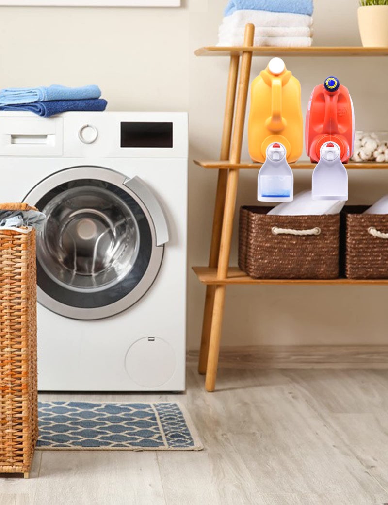 KTCEFE Laundry Detergent Cup Holder, Detergent Drip Catcher, Fabric Softener Liquid Tray Dispenser Organizer Drip Catcher, Laundry Accessories, Keep Laundry Room Tidy (2 Pack) - Image 2