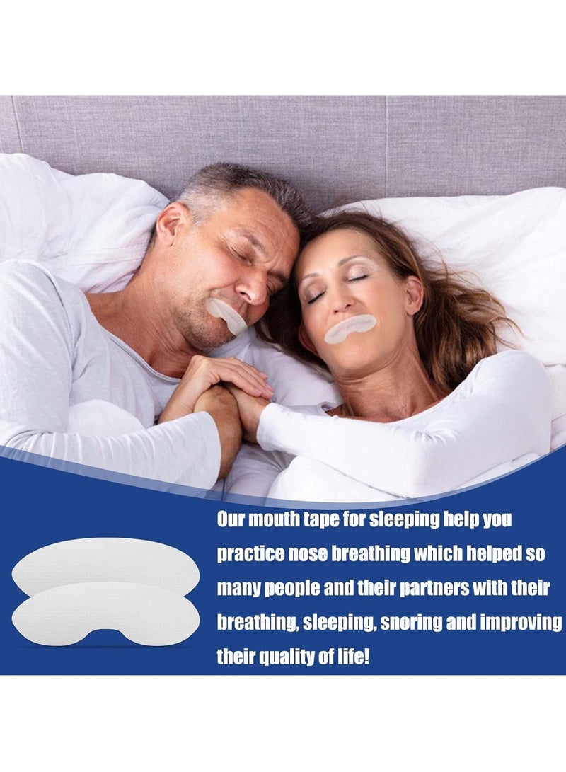 SYOSI 90 قطعة من شريط الفم اللطيف المتقدم للتنفس عبر الأنف وأجهزة منع الشخير ومساعدات التوقف الفوري عن الشخير للرجال والنساء - Image 2