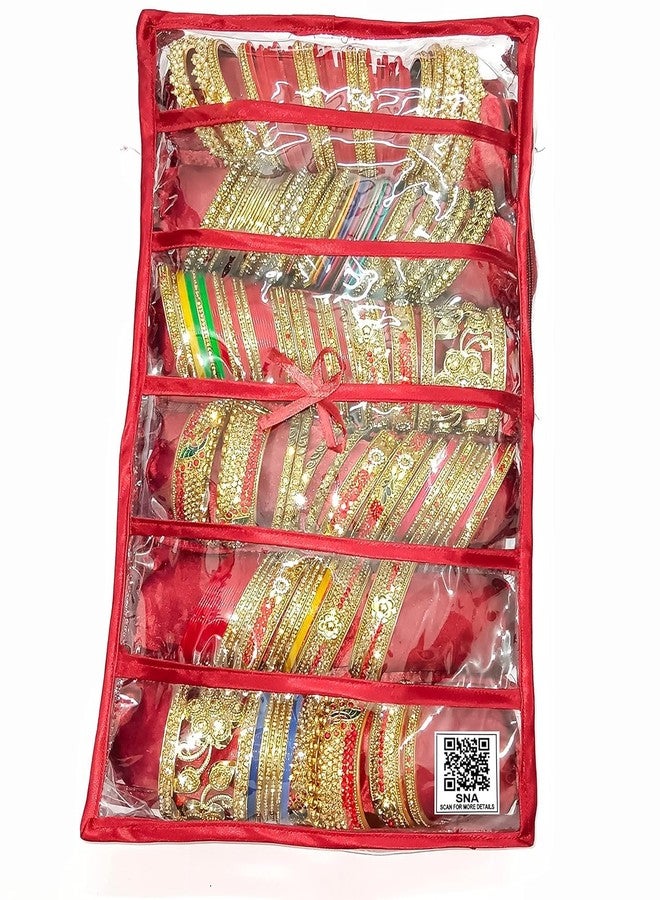 SNA Satin Bangle Bracelet Bag - Elegant Jewelry Organizer - Image 1