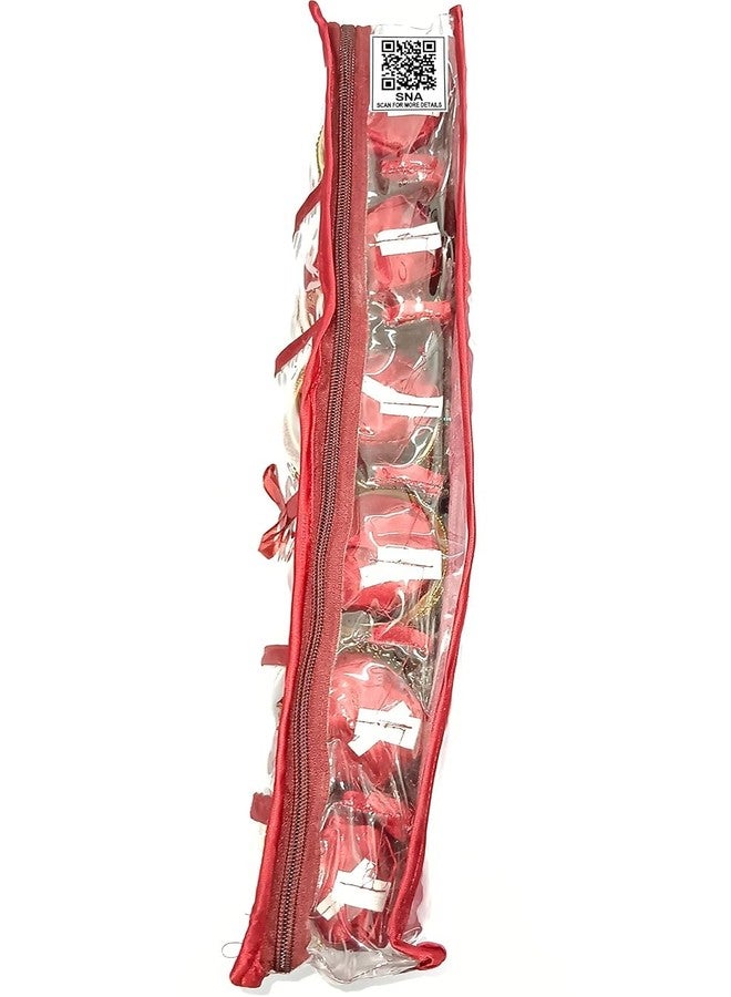 SNA Satin Bangle Bracelet Bag - Elegant Jewelry Organizer - Image 4