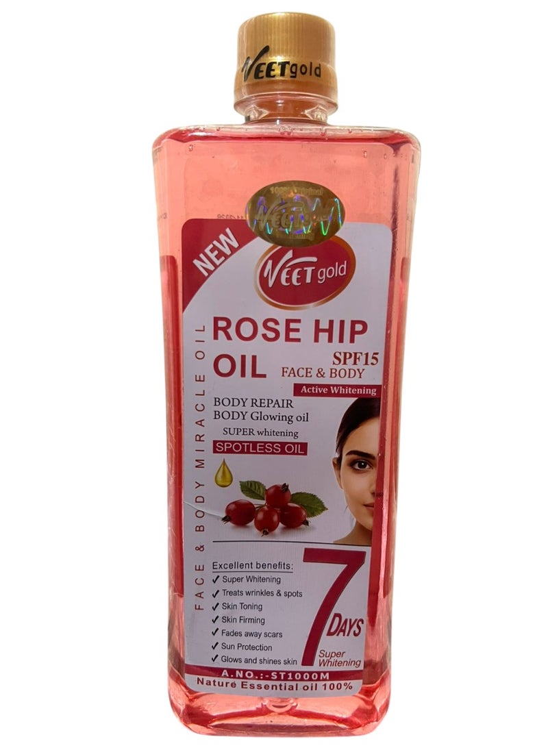 فيت جولد زيت الورد للوجه والجسم 1000 مل