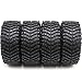 HOBBYSOUL 4pcs RC 22 Tires Tyres Height 127mm50inch  Aluminium 22 Beadlock Wheels 10mm Negative Offset Rims Black Color for RC Mud Crawler All Terrain TRX4 Gen8 Capra WraithAssembled - Image 4
