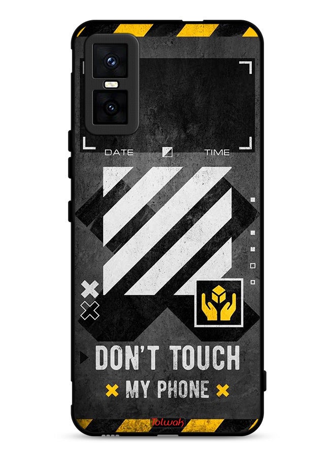 Tolwak Infinix GT 30 Pro Protective Case Cover Do Not Touch My Phone - Image 1