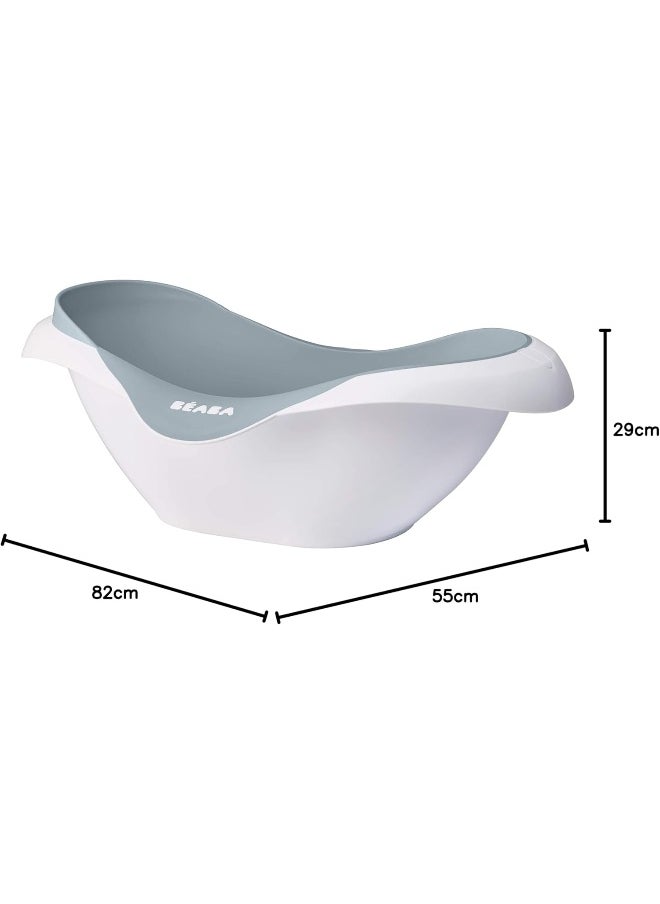 BEABA - Baby Bath Non-Slip And Comfortable Ergonomic Multi-Functional Soft Flexible Material Drain Plug Camélé'O Made In France Grey 1 Unité , Lot De 1 - Image 1