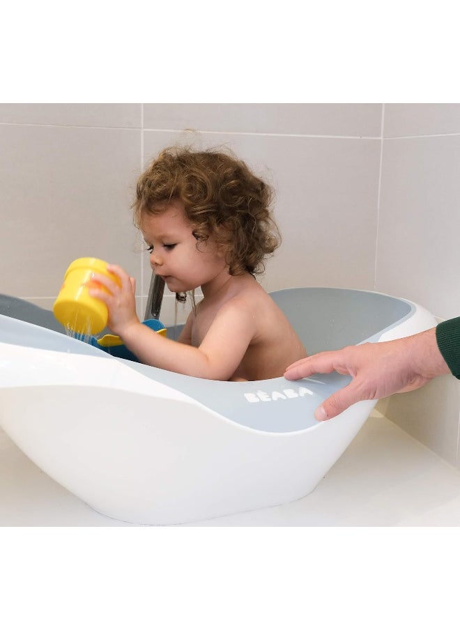 BEABA - Baby Bath Non-Slip And Comfortable Ergonomic Multi-Functional Soft Flexible Material Drain Plug Camélé'O Made In France Grey 1 Unité , Lot De 1 - Image 1