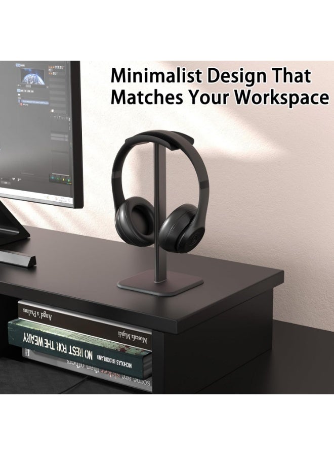 Headphone Stand for Desk - Headset Stand with Aluminum Hanger, Headphone Holder for AirPods Max, Sony, Bose, Beats and More - Image 4