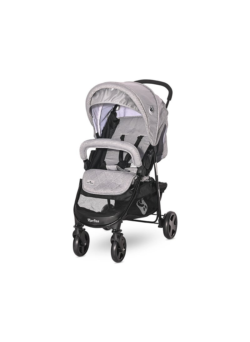 لوريلي عربة أطفال مارتينا + غطاء للقدمين، رمادي فاتح - Image 2