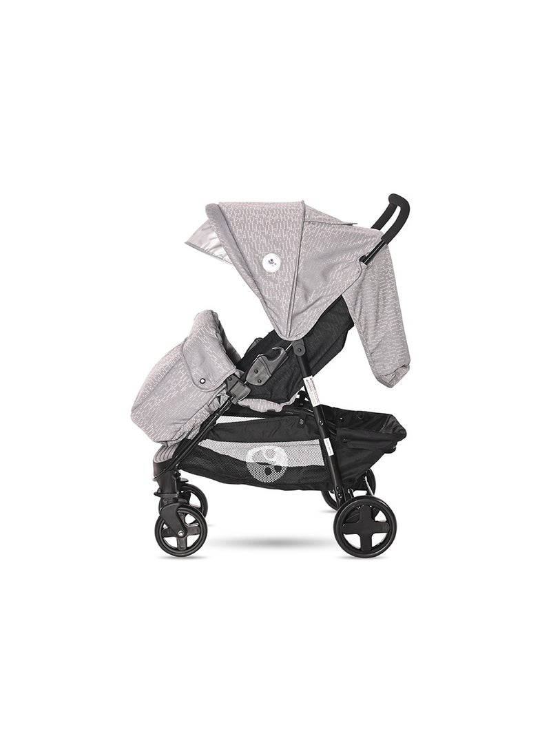 لوريلي عربة أطفال مارتينا + غطاء للقدمين، رمادي فاتح - Image 4