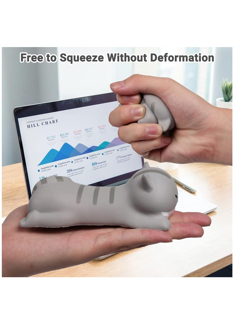 Loquat Mini Cat-Shaped Ergonomic Wrist Rest Mouse Pad - Cute Cartoon Memory Foam Mousepad - Image 4