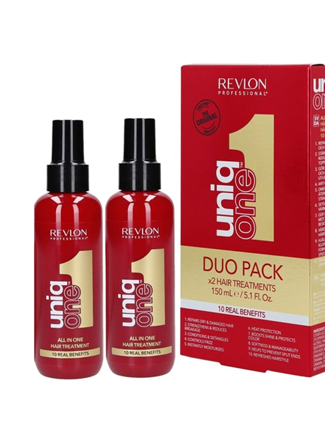 Revlon Uniq All In One Hair Treatment Classic Duo Set 2x150 mL