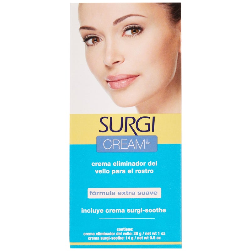 Surgiwax Facial Hair Removal Cream for Women â€“ Depilatory Cream for Face, Neck, & Sensitive Skin, Professional Hair Remover, 1 oz - Image 1