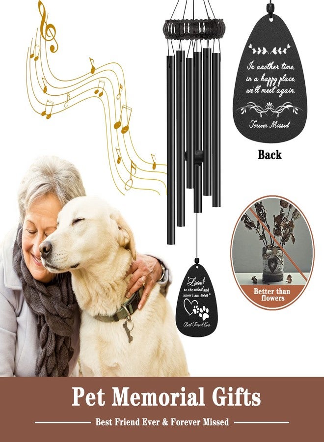 VENBEEL 28" Pet Sympathy Wind Chimes, Dog Memorial Gifts for Loss of Dog, Loss of Pet Passing Away Bereavement Remembrance Gift - Image 2