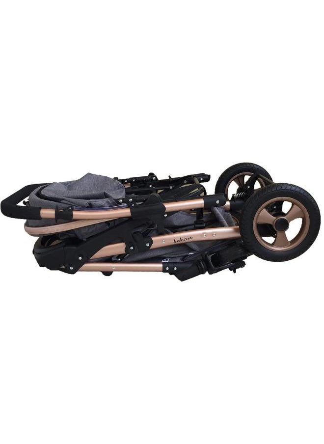 belecoo Belecoo 511 Push 'n Go Stroller - Gray  - Image 5