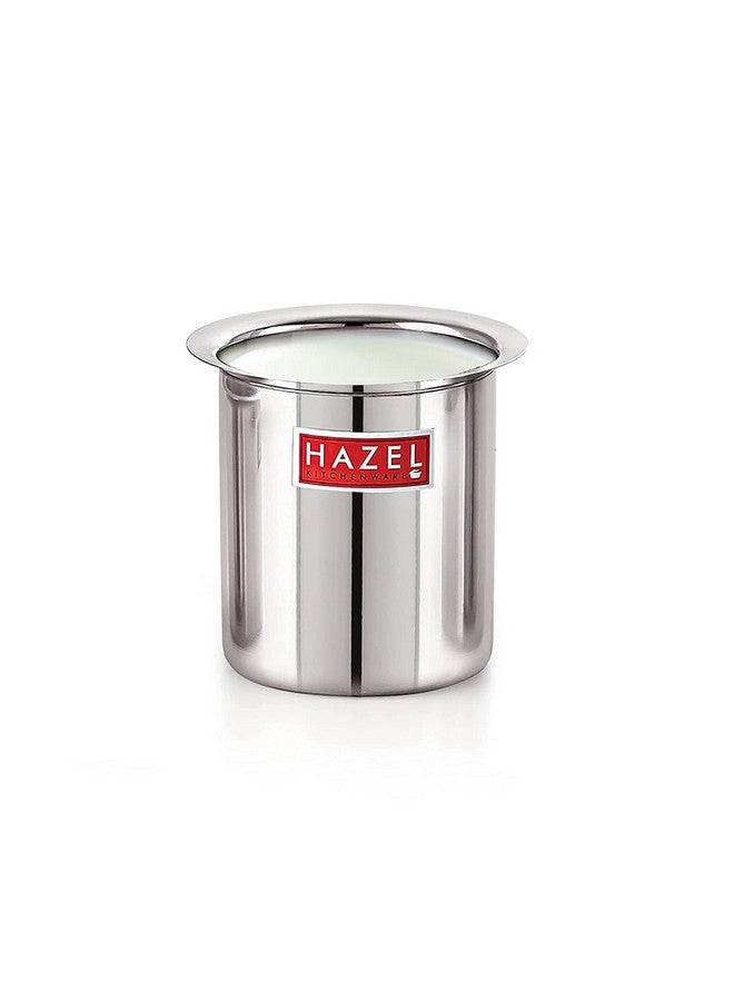 Hazel وعاء حليب هازيل من الفولاذ مع غطاء | وعاء غلي حليب من الفولاذ المقاوم للصدأ | وعاء غلي الحليب غنج للمطبخ، 6000 مل - Image 5