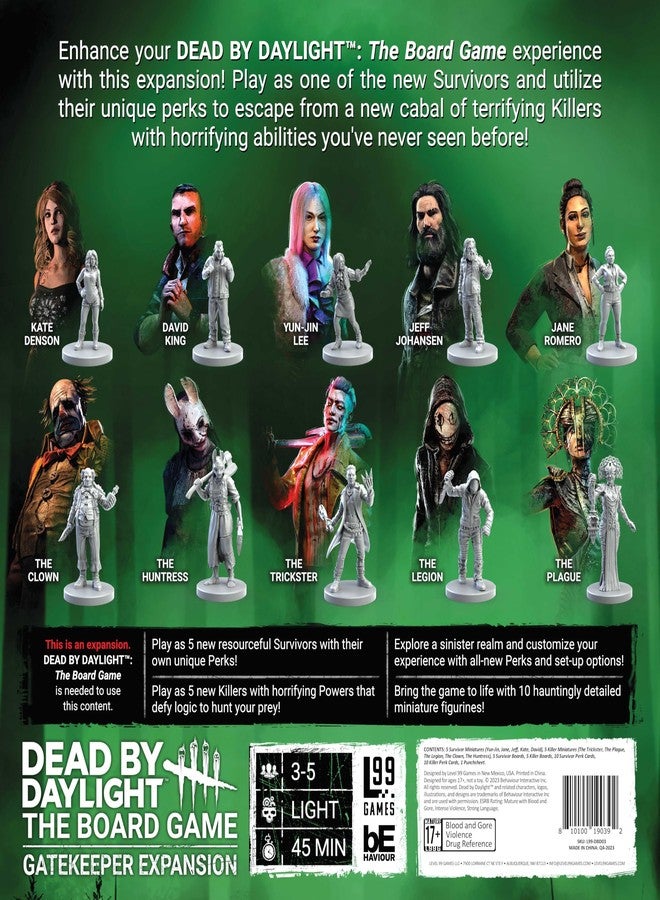 Level 99 Games Dead by Daylight: Gatekeeper Expansion – Horror Board Game, Strategy & Survival, Includes Miniatures - Image 2