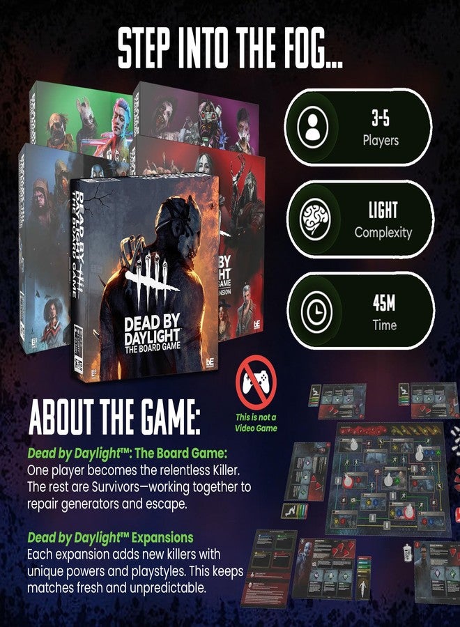 Level 99 Games Dead by Daylight: Gatekeeper Expansion – Horror Board Game, Strategy & Survival, Includes Miniatures - Image 3
